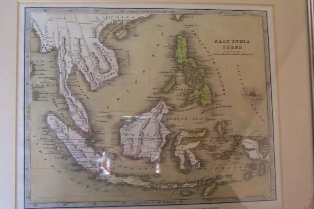 1835 Map-South East Asia-Dutch East Indies-Spice Islands-US made