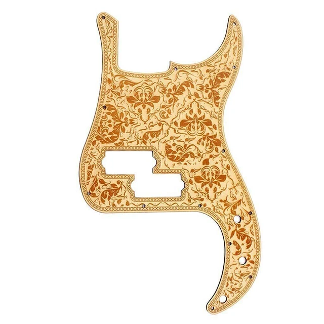 Maple Wood 4 String Electric Bass Pickguard Plate For Fender Precision Bass PB