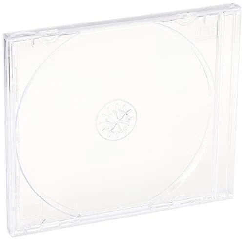 Hama Etui à CD Slim 00051275 1 CD/DVD/Blu-Ray transparent, noir