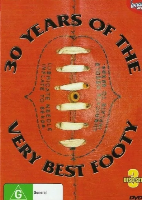 30 Years of The Very Best Footy Official AFL  Brand New & Sealed.