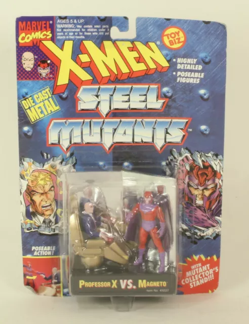 ToyBiz Marvel Comics X-Men Steel Mutants Professor X Vs Magneto