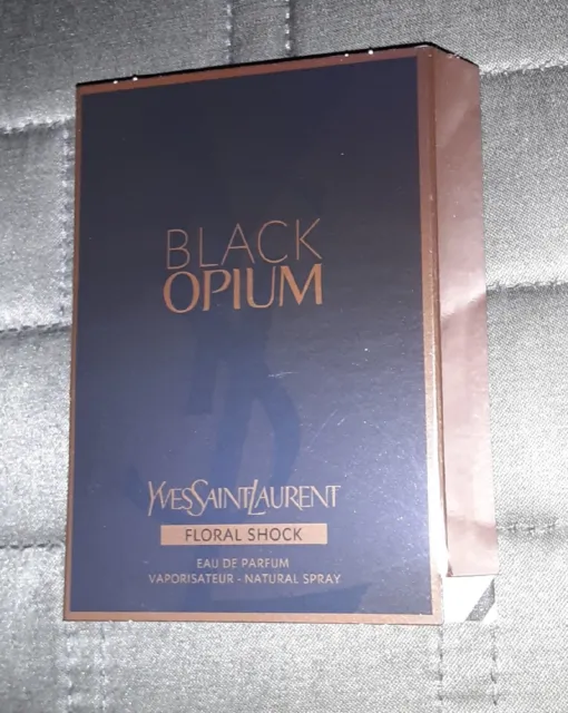 Yves Saint Laurent YSL Black Opium Floral Shock Eau De Parfum 0.04 oz 1.2ml