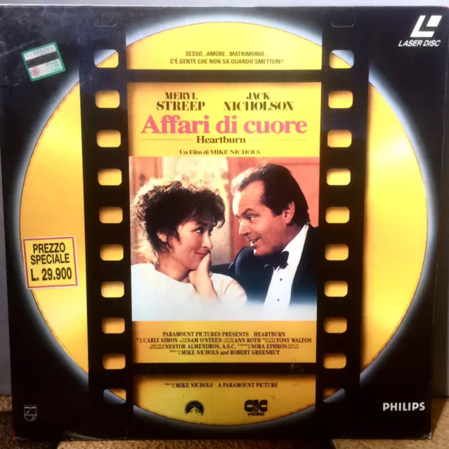 Affari Di Cuore Jack Nicholson Meryl/ Streep - Laser Disc Nuovo