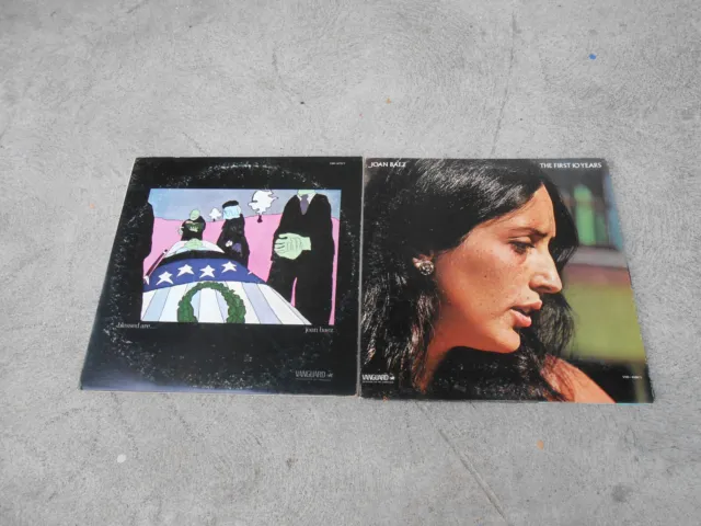 Joan Baez-Lot Of 2 Lp's-The First 10 Years-Blessed Are (4 Records + 7")-Vg++