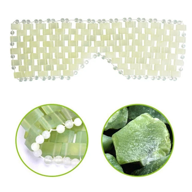 Blindfold Practical Eye Mask Eye Shade Fatigue Relieved Natural Sleep Jade I5L3