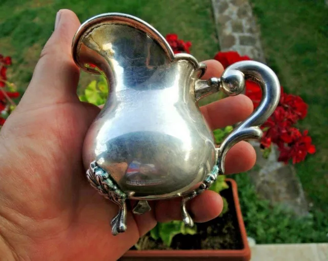 Art Deco Spain Sterling Silver  Milk Jug 104,4gms-3.82 Ounces-1938s 2