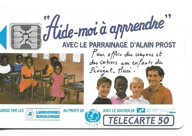 Rare / Carte Telephonique - Alain Prost : Pilote Formule 1 Grand Prix Phonecard