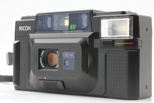 [Near MINT+++] Vintage Ricoh Black FF-3D AF Point & Shoot 35mm Film Camera JAPAN