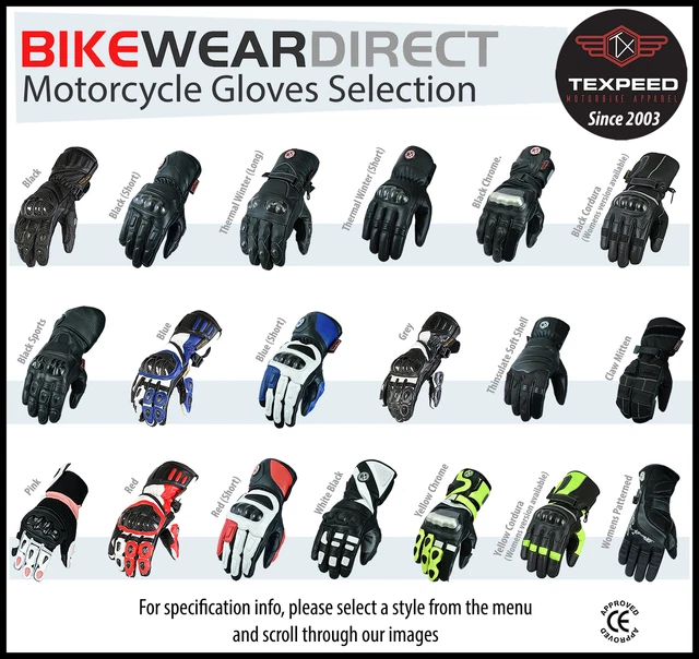 Moto Gants Cuir Chaud Motard Imperméable Ce Joint Protection