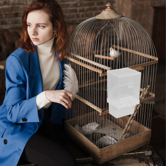 Comederos Para Gallinas Jaula para Aves al Exterior Alimentador para Aves Suministros para Aves