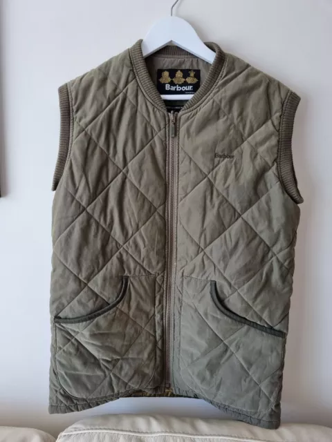 BARBOUR LORD JAMES Percy Olive Green Shooting Thinsulate Vest Gilet ...