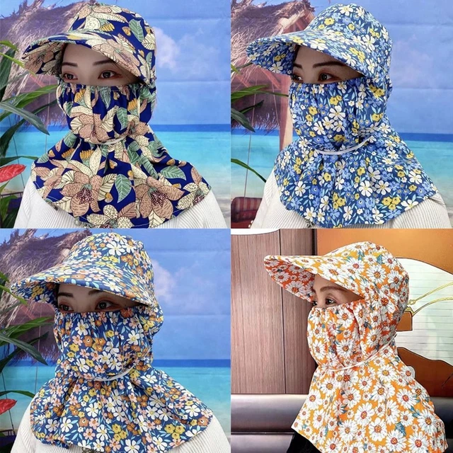 Visage et cou Rabat d'oreille Chapeau de soleil Loisirs Chapeau Femmes Chapeaux