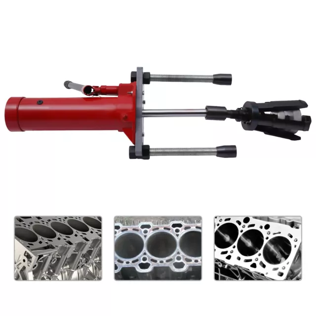 Universal Hydraulic Cylinder Liner Puller 15 Ton Pressure Resistance Tools Red
