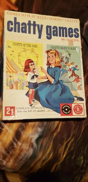 Vintage Mattel 1962 Chatty Cathy 5 Records and Game