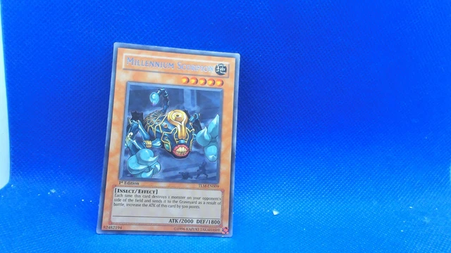 YUGIOH - MILLENNIUM Scorpion - TLM-EN009 - Rare Common - 1st Edition- LP used 5.45 - PicClick UK YUGIOH - MILLENNIUM Scorpion - TLM-EN009 - Rare Common - 1st Edition- LP used 5.45 - PicClick UK
