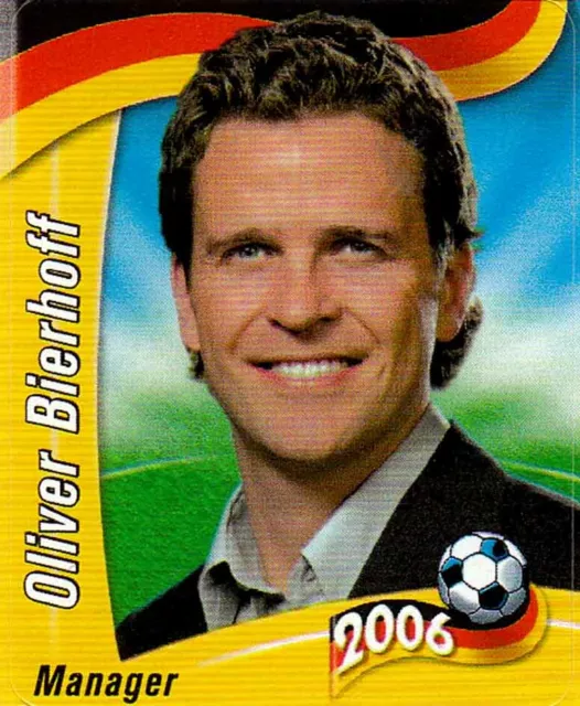 Ferrero Teamsticker Fußball WM 2006 Nr. 28 Oliver Bierhoff Sammelbild NEUWARE