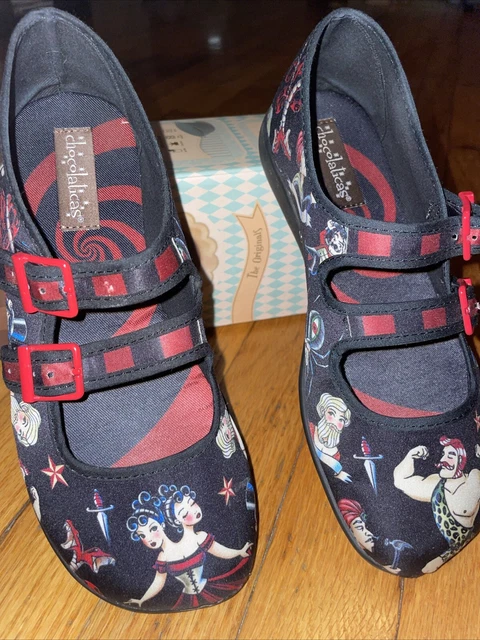 HOT CHOCOLATE DESIGNS Freak Show Flats Size 7 34.99 PicClick UK
