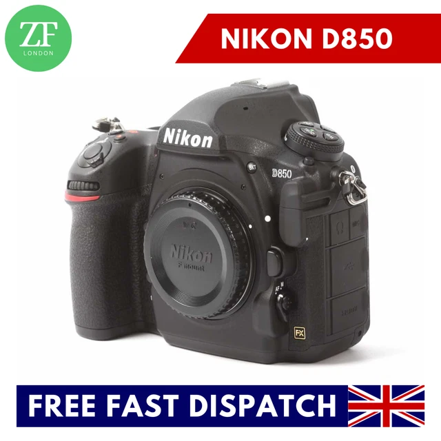 Nikon D850 45,7-MP DSLR-Digitalkamera – schwarz (nur Gehäuse)