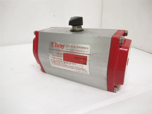 226976 Old-Stock; Bray 930933-11300532 Spring Return Pneumatic Actuator 140Psi