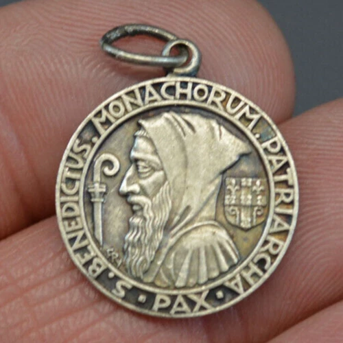 Religion & Esotérisme - Pendentif médaille religieuse début XXe Saint