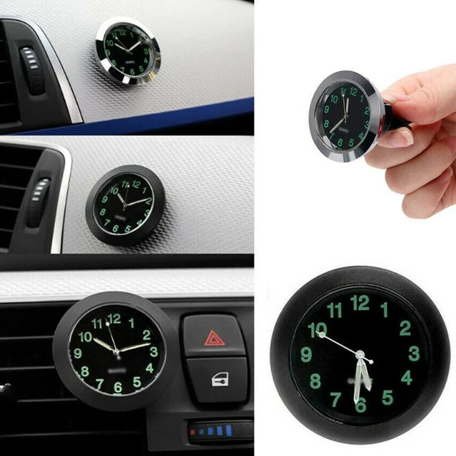 Orologio Auto Accessori Sostituzione Cromo Metallo Analogico Interno Durevole
