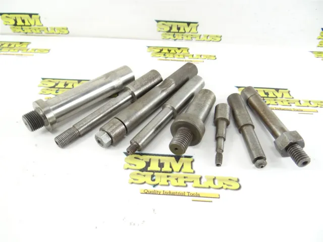 8 Assorted Grinding Arbor 5/8" To 1" Shanks 9/32" To 3/4" Diameters