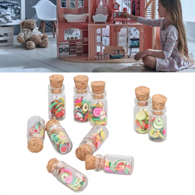 1:12 Mini Simulation Bouteille d'eau minérale Modèle en résine Maison de  poupée Miniature Enfants Cadeaux Jouets Décoration intérieure Accessoires