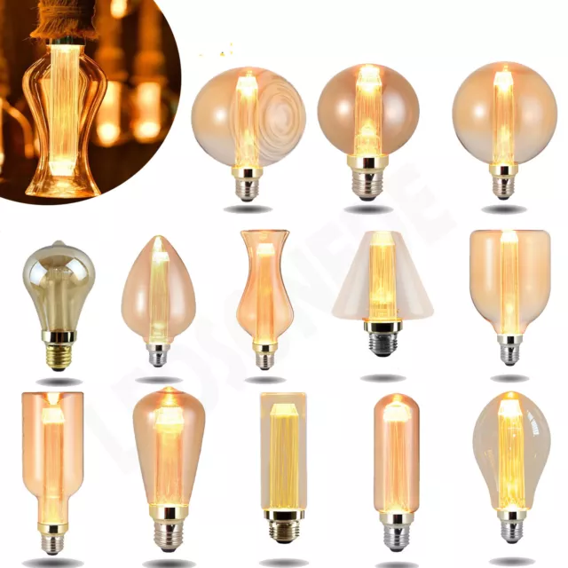 E27 LED Vintage Retro Edison Filament Glühlampe Glühbirne Alt Klassisch 3W 260V