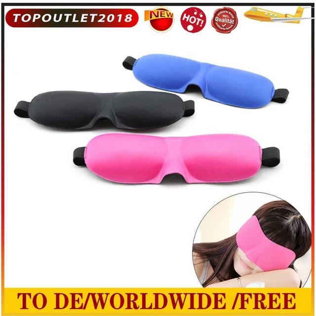 3D Eye Patch Breathable Portable Sponge Eyes Hood Traceless Health Care Products