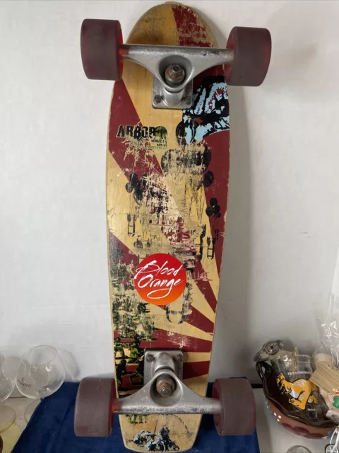 Arbor Skateboarding Co. Venice, CA USA Made 26” Pocket Rocket Skateboard READ