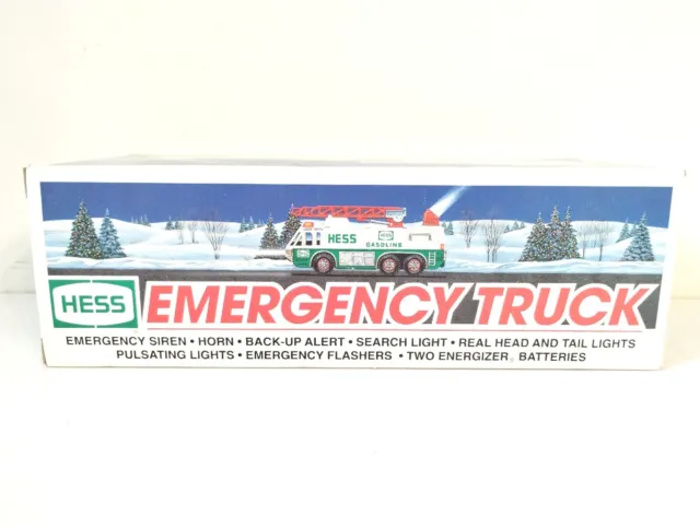 Vintage 1996 Hess Emergency Truck New In Box