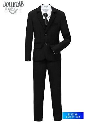 Husky Suits Formal Black. Frist communion,graduations Traje para GORDITO