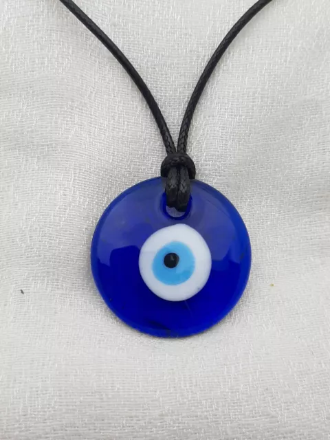 Colgante ojo turco amuleto mal de ojo suerte azul