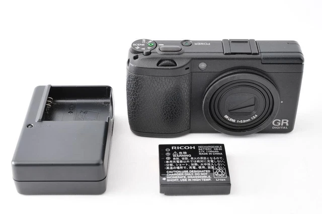 RICOH GR Digital II 16.2MP Compact Camera Black From JAPAN