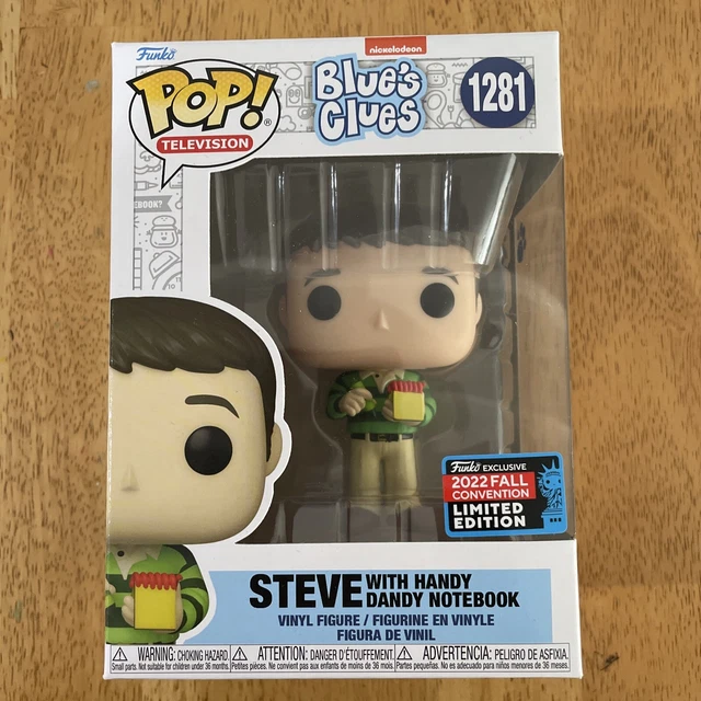 Funko Pop! Blue's Clues - STEVE With Handy Dandy Notebook #1281 NYCC   EXCLUSIVE