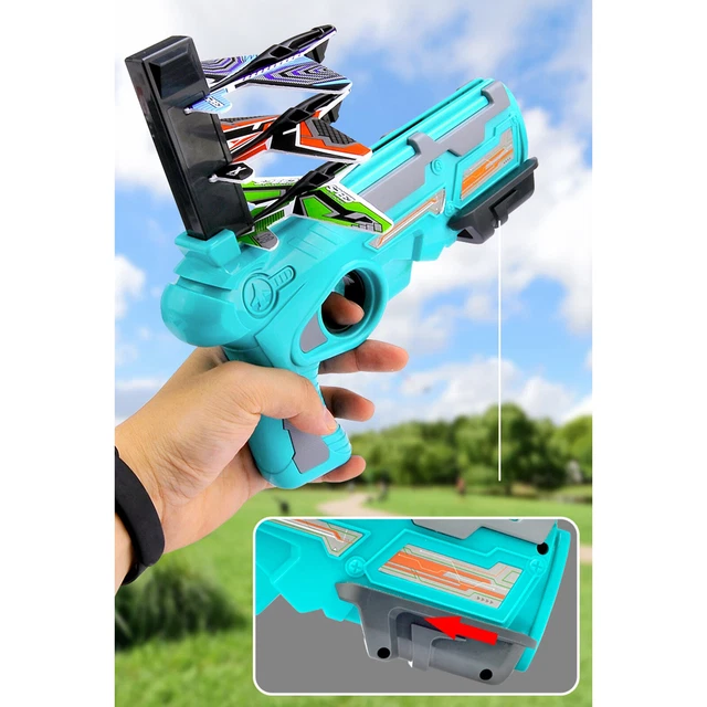 1SET CATAPULT AIRPLANE Toy Launcher Outdoor Fun Challenging Toys for Kids EUR 15,54 PicClick DE