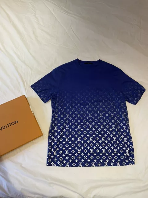 100% Authentic Louis Vuitton Monogram Acapulco Gradation Shirt Multicolor  Sz L
