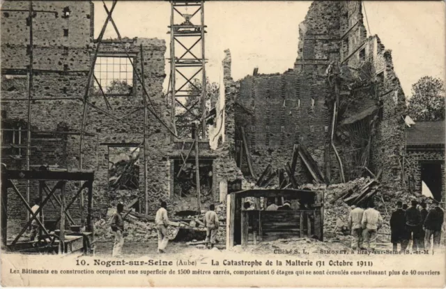 CPA AK NOGENT-sur-SEINE Catastrophe de la Materie 1911 (47066)