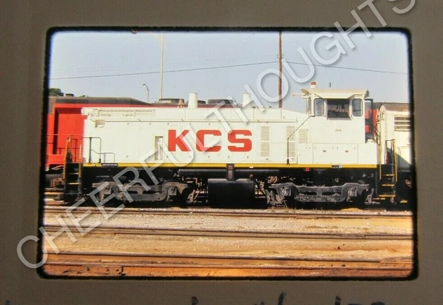 Original '72 Kodachrome Slide KCS Kansas City Southern 1540 SW1500       22U7