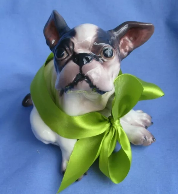 FRENCH BULLDOG DAHL JENSEN DENMARK 7" dog figurine marked