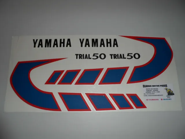 Ty 50  Yamaha  Emblèmes Compatible Pour Réservoir