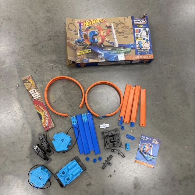 hot wheels track builder unlimited power boost box Watch boost and stunt right away Hotwheels Track Builder Booster Hot