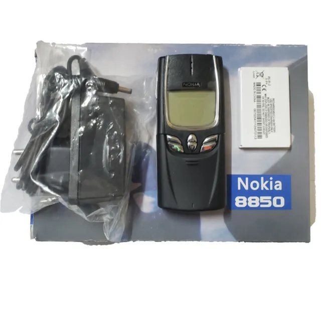 Mobiltelefon Original Nokia Handy 8850 Ohne Simlock Schwarz Wie Neu