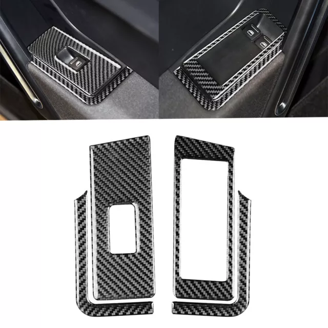 17Pcs For Volkswagen VW Beetle 2012-19 Carbon Fiber Full Set Interior Cover Trim 3