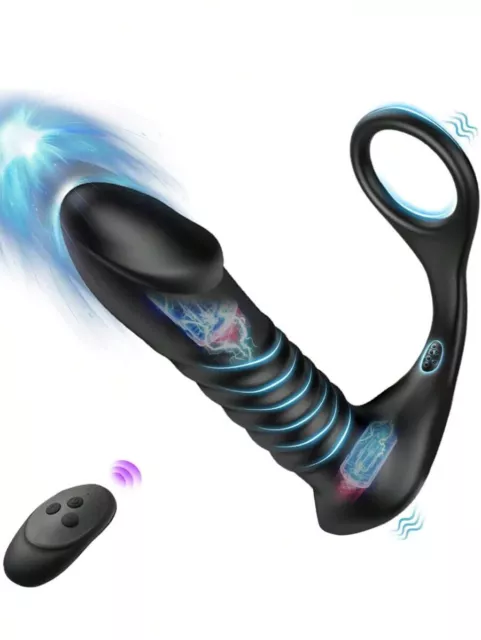 Sextoy Vibrant Plug Anal Gode Dildo Homme Femme Stimulateur De Prostate 10 Modes