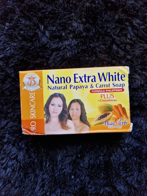 Crème éclaircissante Visage NANO EXTRA WHITE - Papaye & Carotte - 15ml - Action Anti-taches Et Anti-acné - Neuf