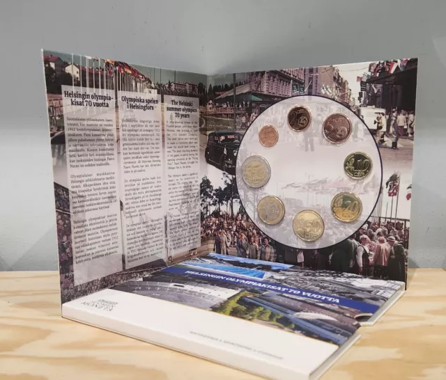 Coffret BU Euros Finlande 2022 Helsingin - 1 centime à 2 euros