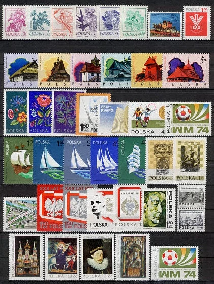 Poland 1974 - complete year MNH