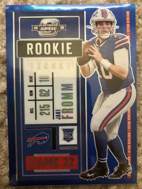 2020 Panini Contenders Optic - Rookie Ticket Blue #76 Jake Fromm /99 (RC)