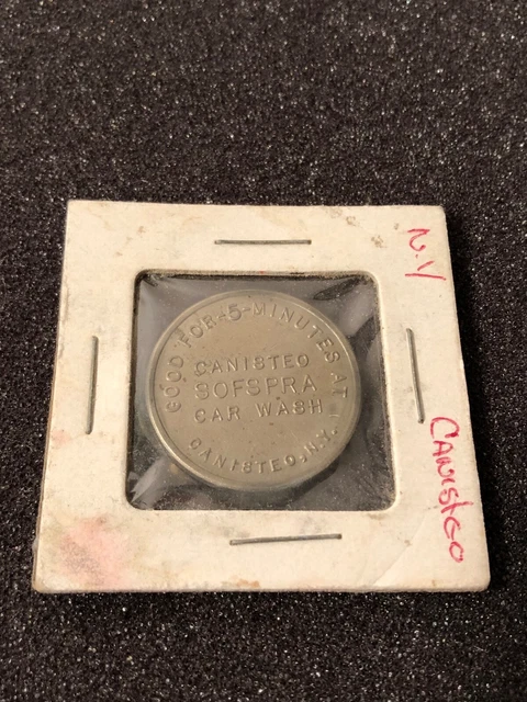 Vintage Canisteo Sofspra Car Wash Token Canisteo New York